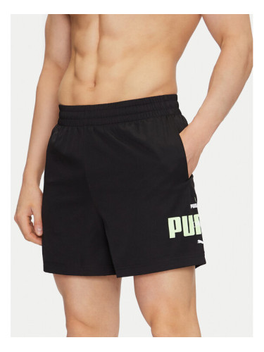 Puma Спортни шорти Ess Logo Lab 684672 Черен Regular Fit