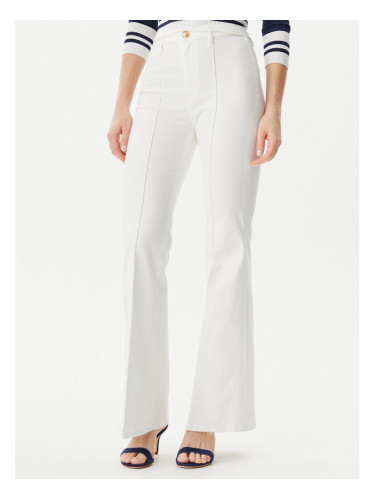 Guess Текстилни панталони W5GA1Q D5N71 Бежов Regular Fit