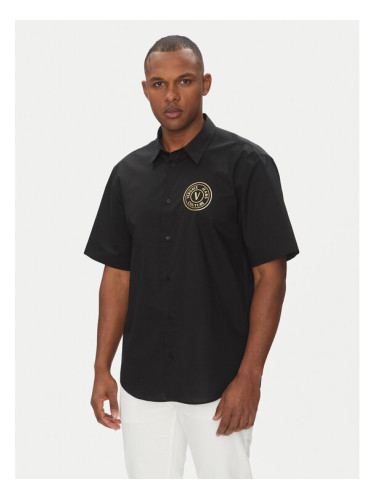 Versace Jeans Couture Риза 78GALY11 Черен Regular Fit