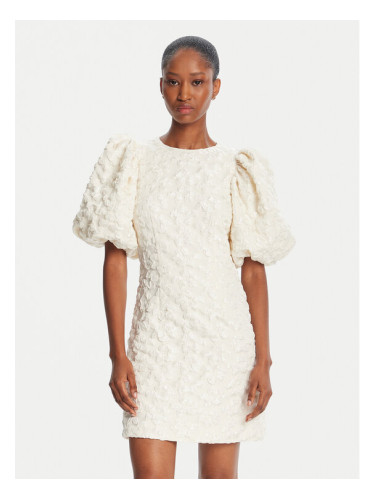 ROTATE Коктейлна рокля 114551857 Екрю Slim Fit