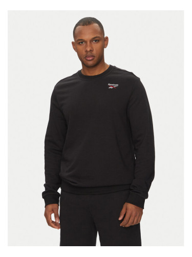Reebok Суитшърт 100221788 Черен Regular Fit