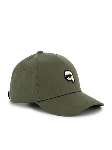 KARL LAGERFELD Шапка с козирка Z30398 Каки