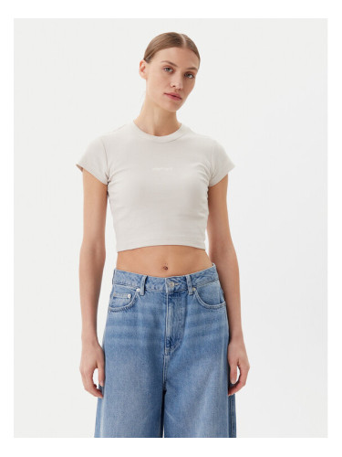 Element Тишърт ELJKT00117 Бежов Slim Fit