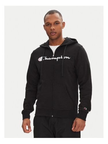 Champion Суитшърт 220728 Черен Slim Fit