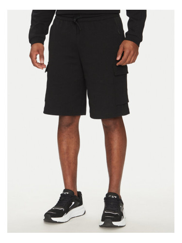 EA7 Emporio Armani Спортни шорти 7M000326 AF12660 UC001 Черен Regular Fit
