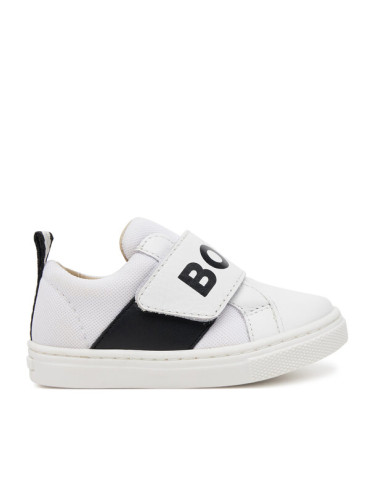 BOSS Сникърси J52161 S Бял