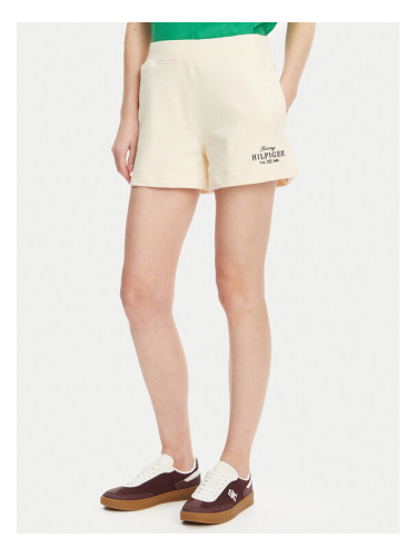 Tommy Hilfiger Спортни шорти WW0WW45518 Бежов Regular Fit