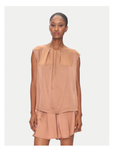 ViCOLO Блуза TD0763 Кафяв Regular Fit