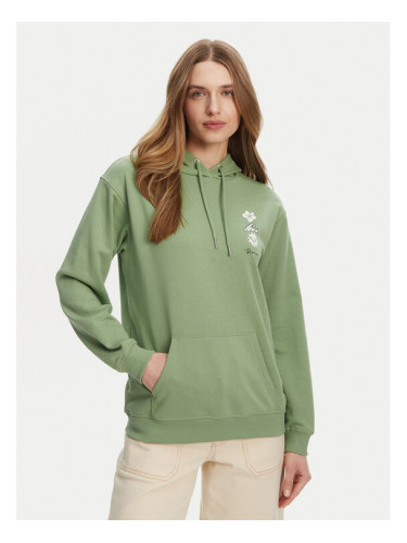 Roxy Суитшърт ERJFT04952 Зелен Regular Fit