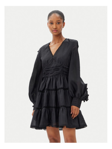 French Connection Коктейлна рокля 71YBE Черен Regular Fit