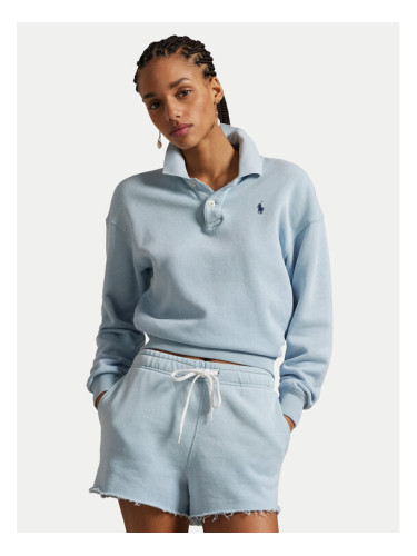 Polo Ralph Lauren Суитшърт 211965097003 Светлосиньо Relaxed Fit