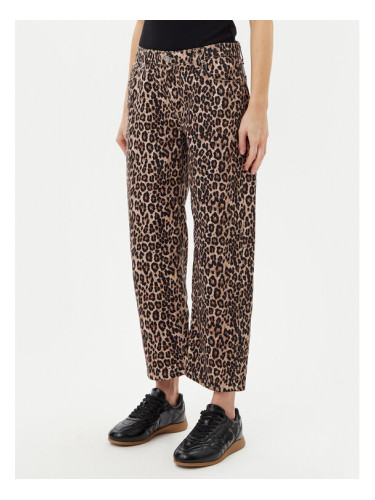 Please Дънки P3HSDBNC97 Кафяв Straight Fit