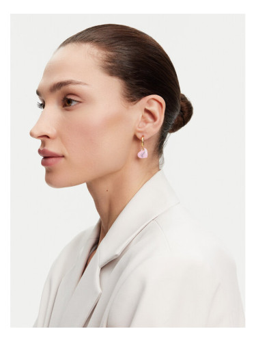 Guess Обици JUBE05151JW Розов