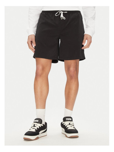 DC Спортни шорти ADYWS03079 Черен Relaxed Fit