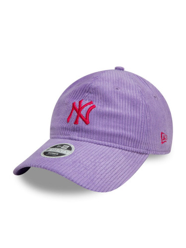 New Era Шапка с козирка New York Yankees Cord 9Twenty 60595365 Виолетов