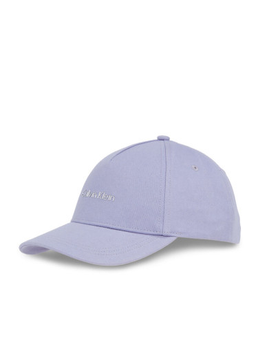 Calvin Klein Шапка с козирка Ck Must Tpu Logo Cap K60K610525 Виолетов