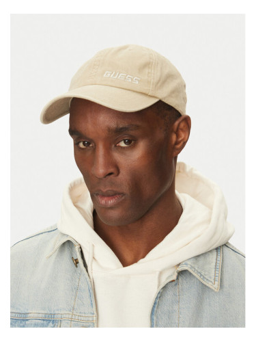 Guess Шапка с козирка Z5GZ03 WO07T Бежов