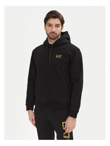 EA7 Emporio Armani Суитшърт 7M000570 AF10377 MC004 Черен Regular Fit