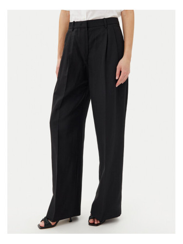 Tommy Hilfiger Текстилни панталони WW0WW45460 Черен Relaxed Fit