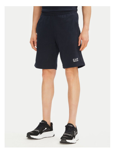 EA7 Emporio Armani Спортни шорти 8NPS65 PJVRZ 1562 Тъмносин
