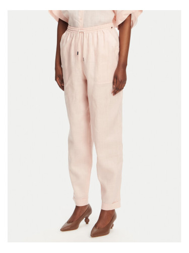 BOSS Текстилни панталони C_Tanjet 50537916 Розов Regular Fit