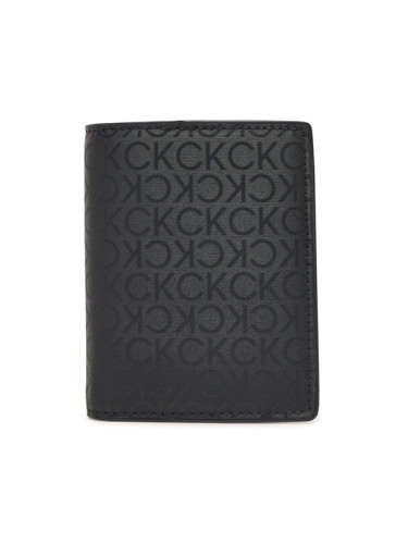 Calvin Klein Портфейл Ck Sleek Bifold 7Cc W/Coin K50K512866 Черен