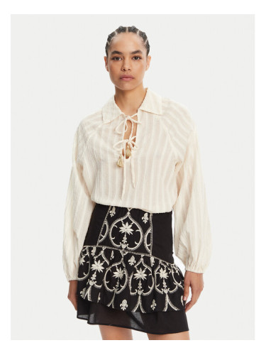 Devotion TWINS Риза Phenomenon 025.009G Екрю Loose Fit