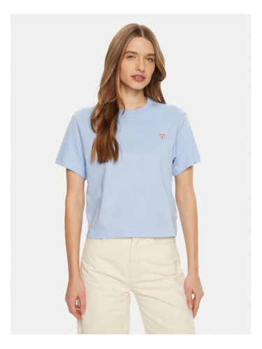 Guess Jeans Тишърт W4YI05 K8HM0 Син Regular Fit