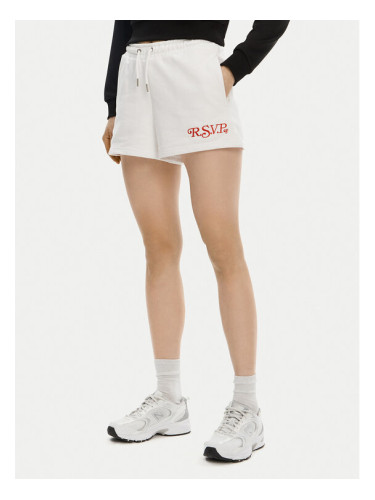 Fila Спортни шорти Louches FAW1032 Бял Regular Fit