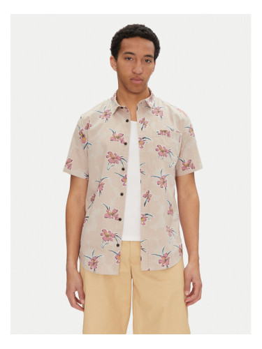 Quiksilver Риза Apero Classic EQYWT04605 Бежов Regular Fit