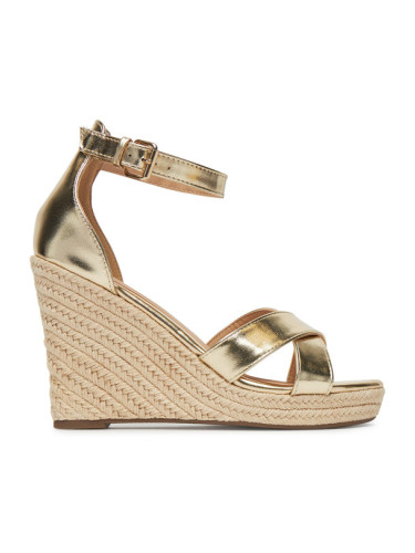 ONLY Shoes Еспадрили Onlamelia-18 Pu Foil Wedge 15335554 Златист