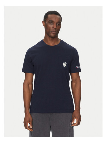 Champion Тишърт 221038 Тъмносин Regular Fit