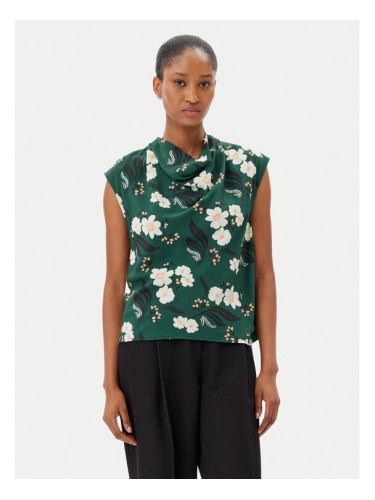 French Connection Блуза 72YBJ 30 Зелен Regular Fit