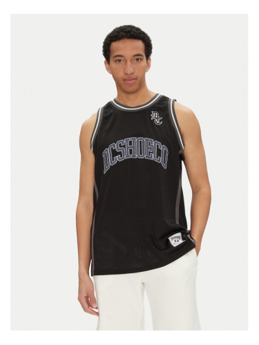 DC Мъжки топ ADYKT03257 Черен Regular Fit