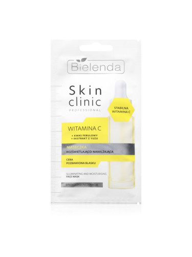 Bielenda Skin Clinic Professional Vitamin C озаряваща хидратираща маска за нощ 8 гр.