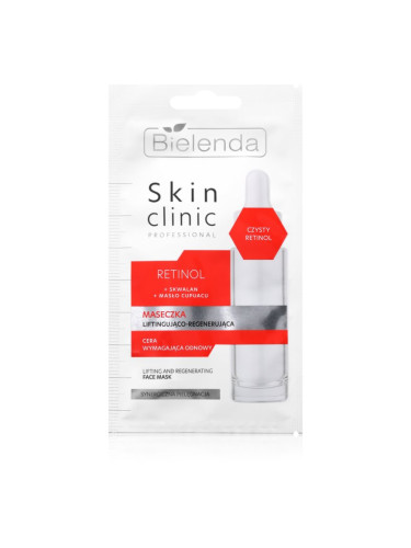 Bielenda Skin Clinic Professional Retinol лифтинг маска за нощ 8 гр.