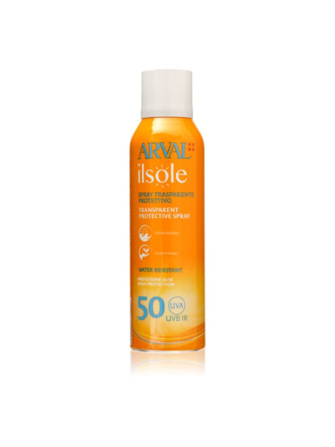Arval IlSole Transparent Protective Spray SPF 50 слънцезащитен крем в спрей SPF 50 200 мл.