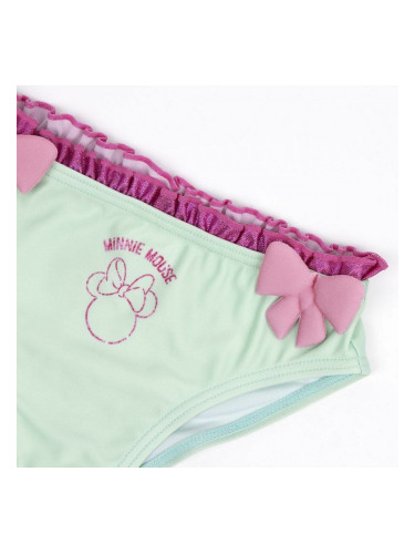 Бански Костюм за Момиче Minnie Mouse цвят тюркоаз - 4 години