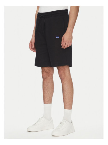 HUGO Спортни шорти Nasensio 50522364 Черен Regular Fit