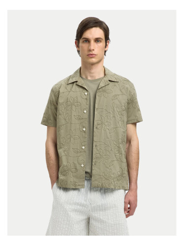 Selected Homme Риза 16097686 Зелен Regular Fit