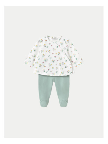 Mayoral Комплект блуза и ританки 1588 Зелен Regular Fit