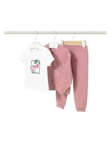 Mayoral Спортен екип 1840 Розов Regular Fit