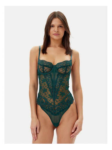 Hunkemöller Боди Berry 301159 Зелен