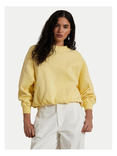 Polo Ralph Lauren Суитшърт 211965111001 Жълт Oversize
