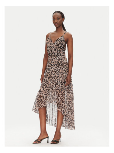 Morgan Лятна рокля 251-RDOLS Бежов Regular Fit