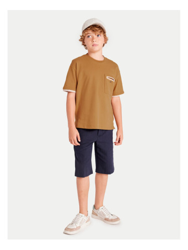 Mayoral Тишърт 6004 Кафяв Regular Fit