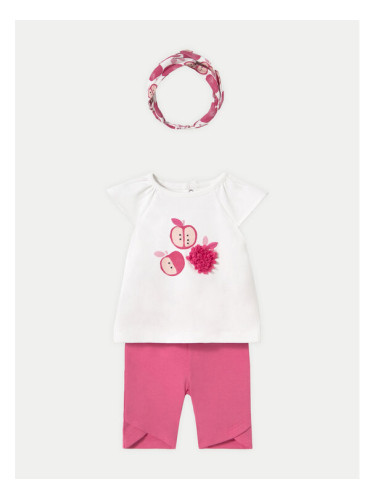 Mayoral Комплект тишърт и клин 1763 Розов Regular Fit