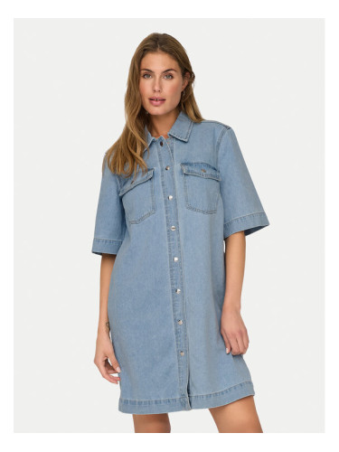 ONLY Дънкова рокля Belle 15324384 Син Regular Fit