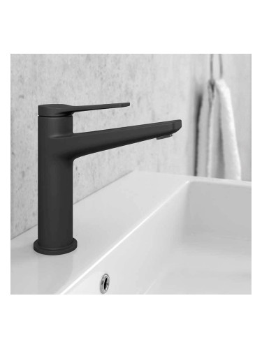 Смесител за мивка Andare черен мат