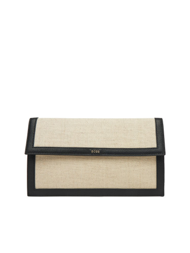 Портфейл BOSS Alyce Flat Pouch CV 50542077 Бежов